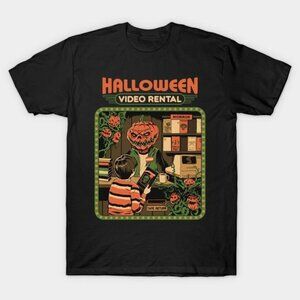 Halloween Video Rental T-shirt, Halloween Graphics Unisex Shirt